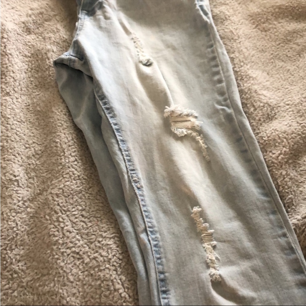 Forever 21 ripped jeans.